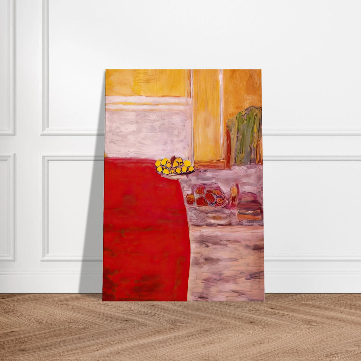 Fruit on the red carpet Canvas | Pierre Bonnard Canvas | Pierre Bonnard Shop