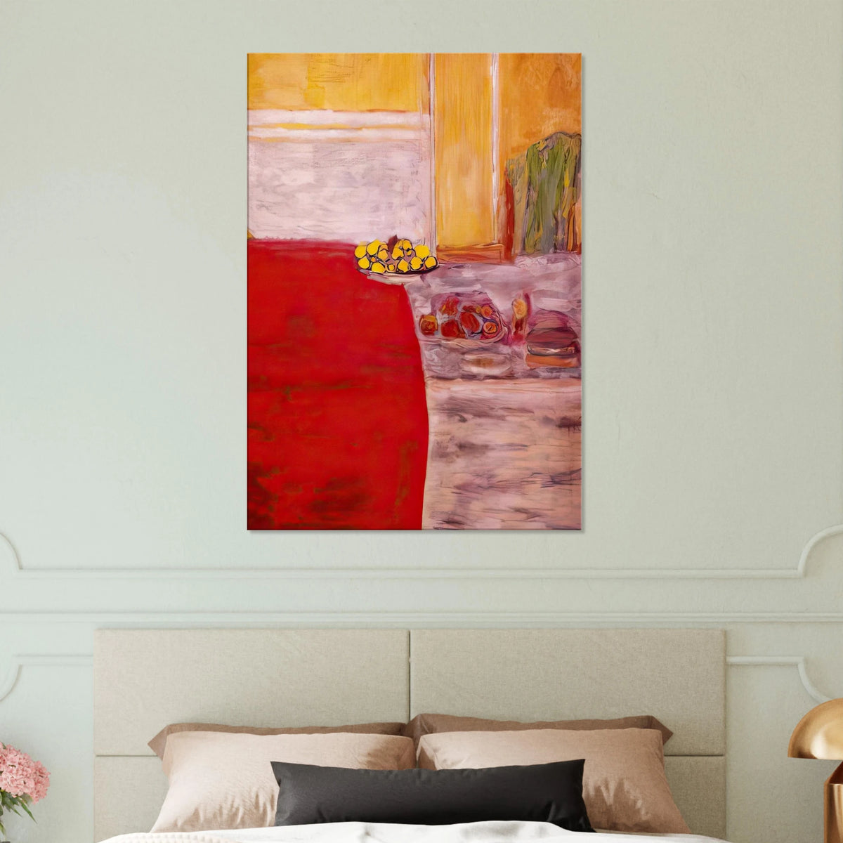 Fruit on the red carpet Canvas | Pierre Bonnard Canvas | Pierre Bonnard Shop
