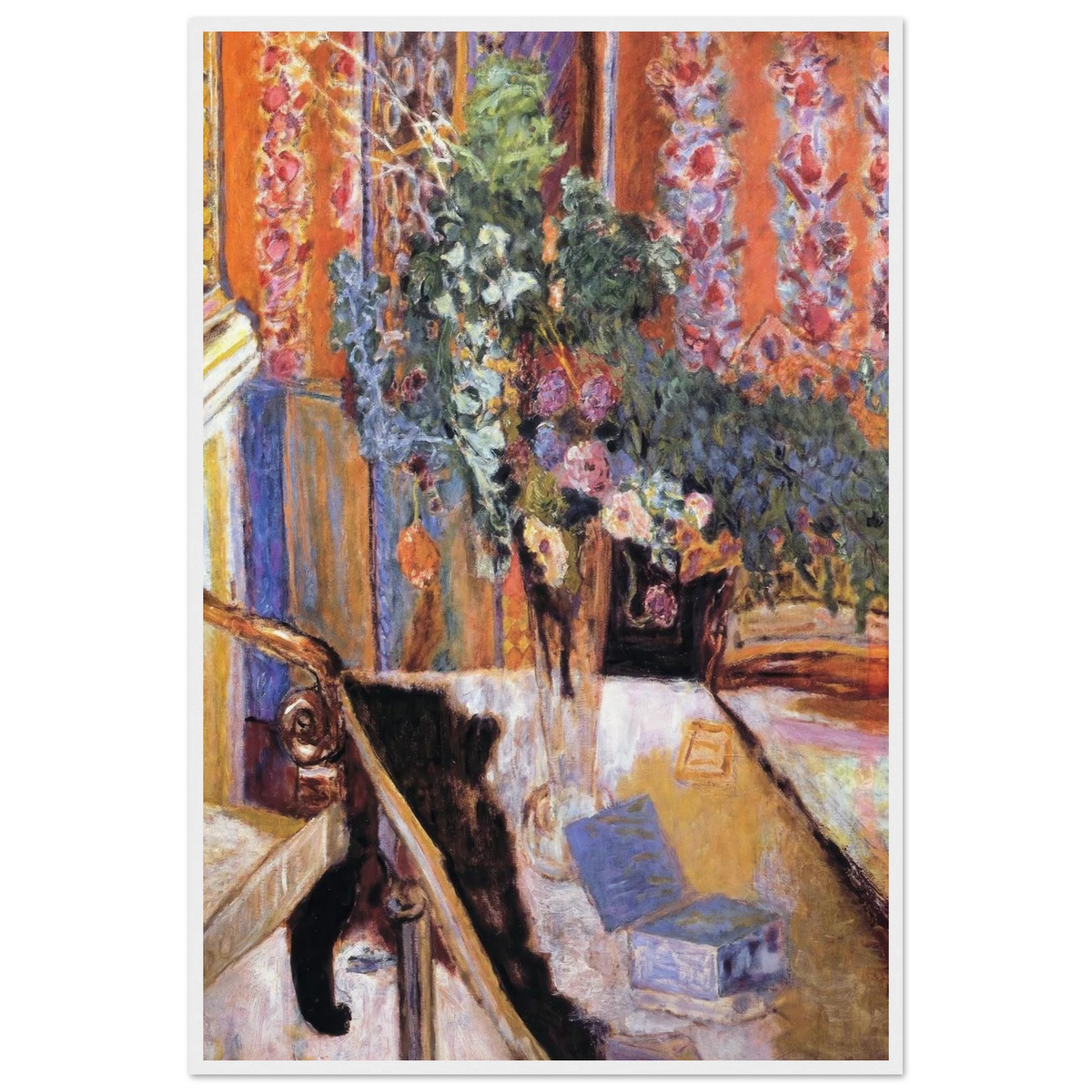 Interior with Flowers Framed Poster | Pierre Bonnard Framed Prints Wall Art | Pierre Bonnard Shop