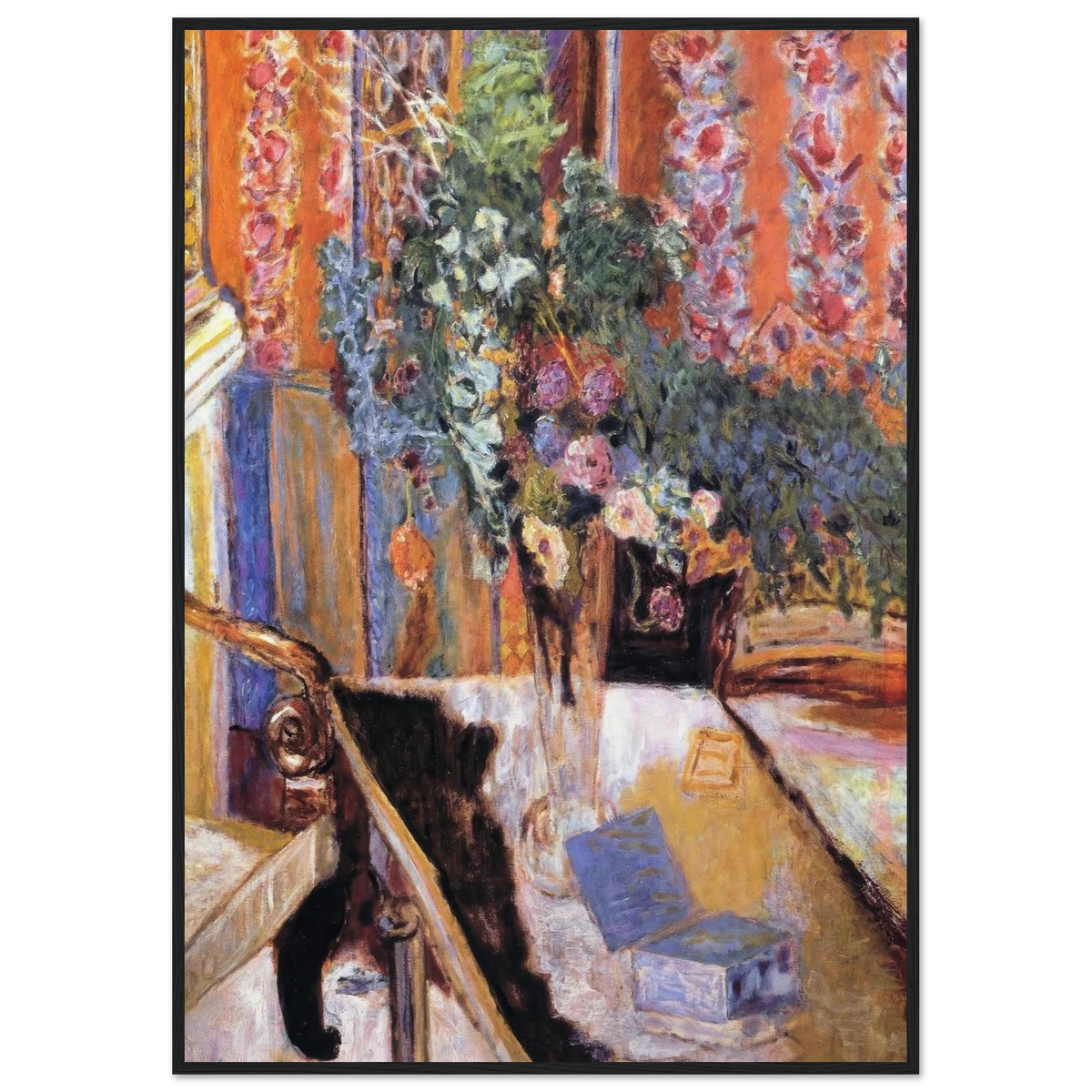 Interior with Flowers Framed Poster | Pierre Bonnard Framed Prints Wall Art | Pierre Bonnard Shop