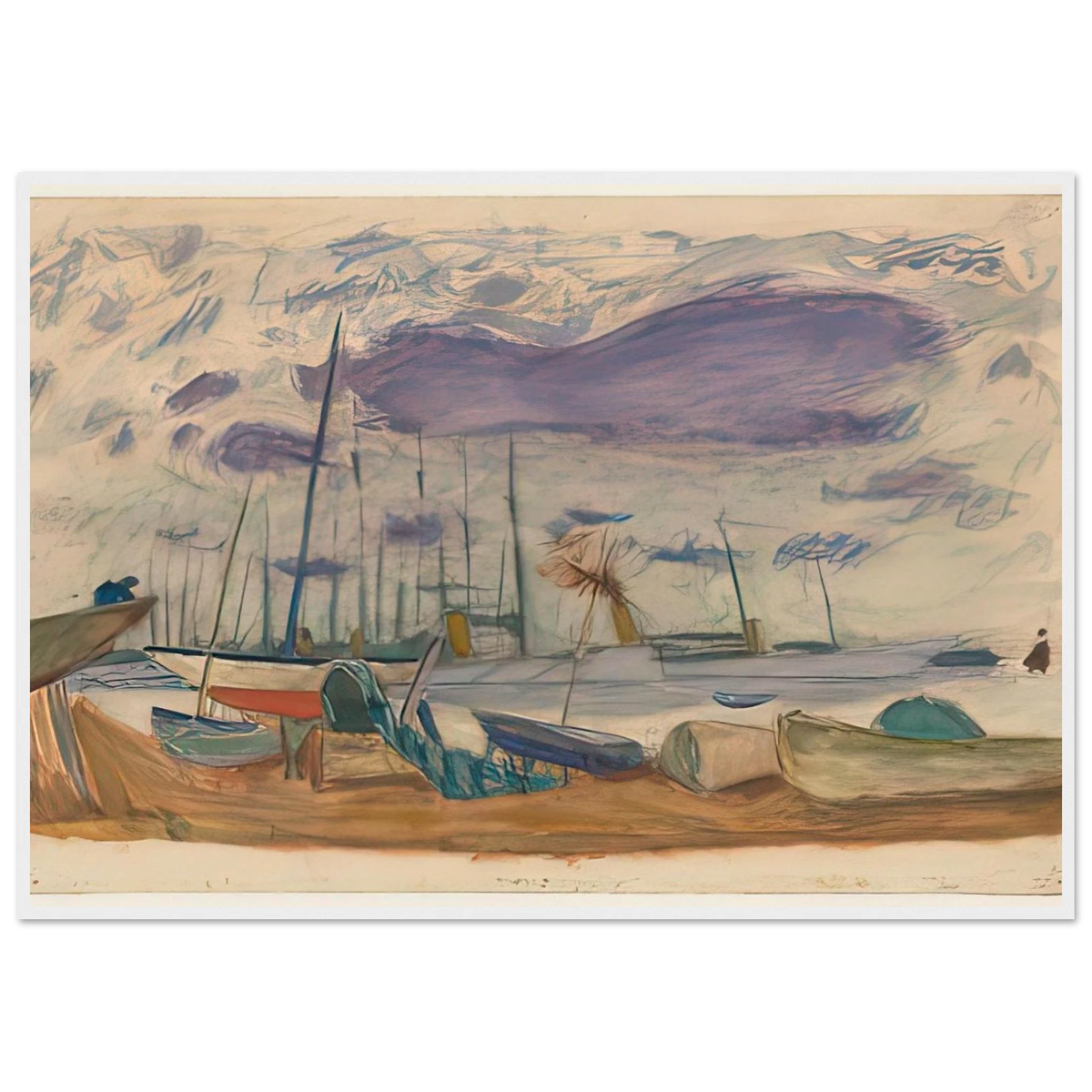 Le Port de Cannes Framed Poster | Pierre Bonnard Framed Prints Wall Art | Pierre Bonnard Shop