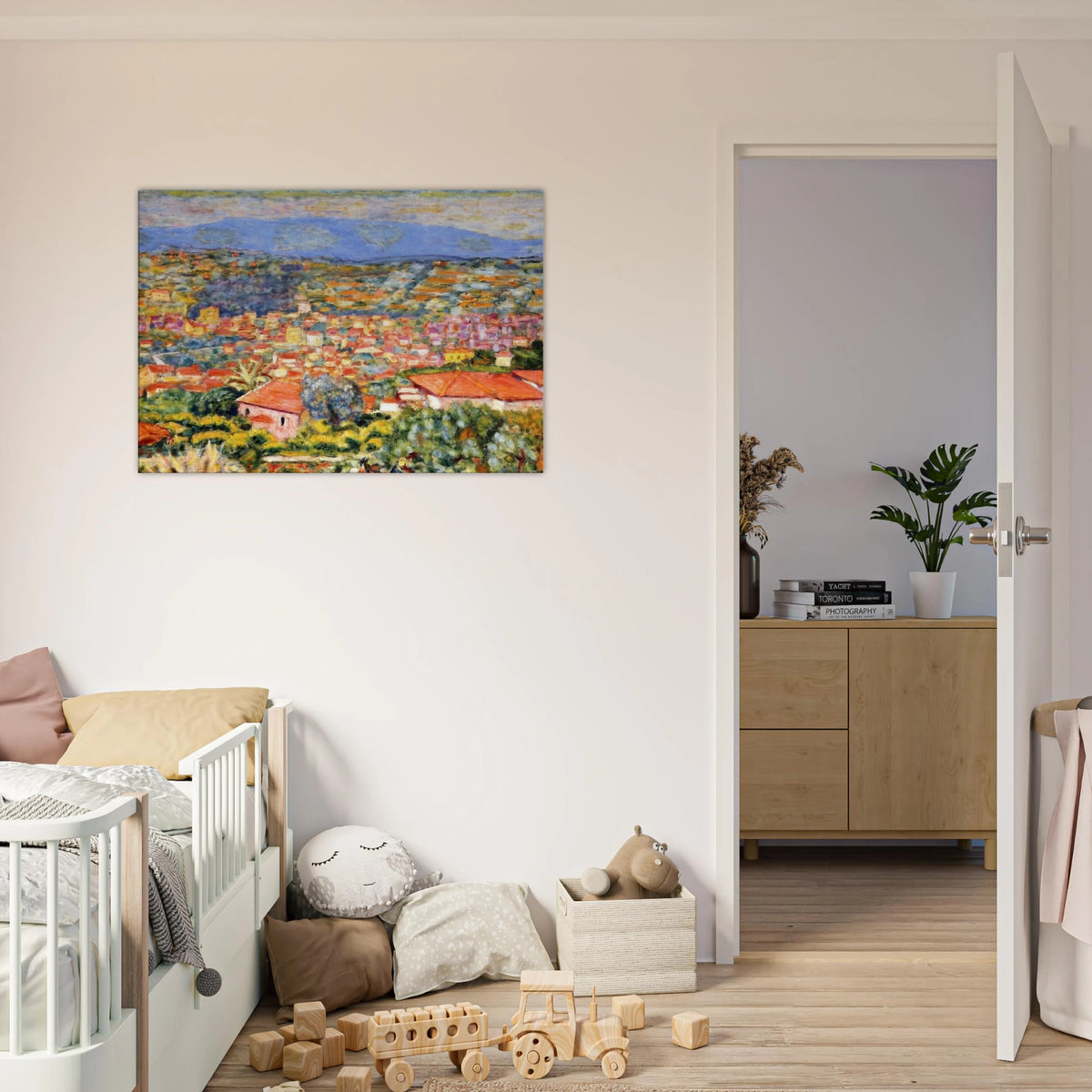 View of Le Cannet, Roofs Canvas | Pierre Bonnard Canvas | Pierre Bonnard Shop