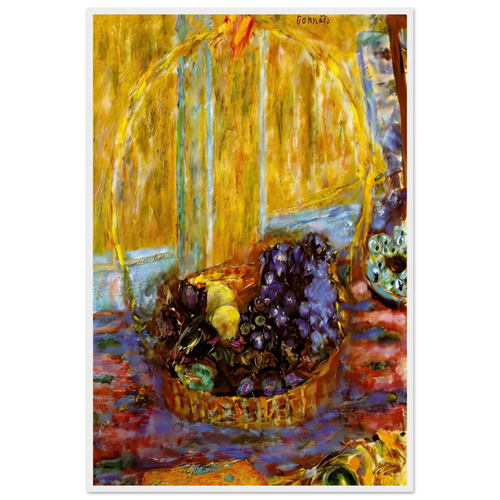 Fruit Basket Framed Poster | Pierre Bonnard Framed Prints Wall Art | Pierre Bonnard Shop
