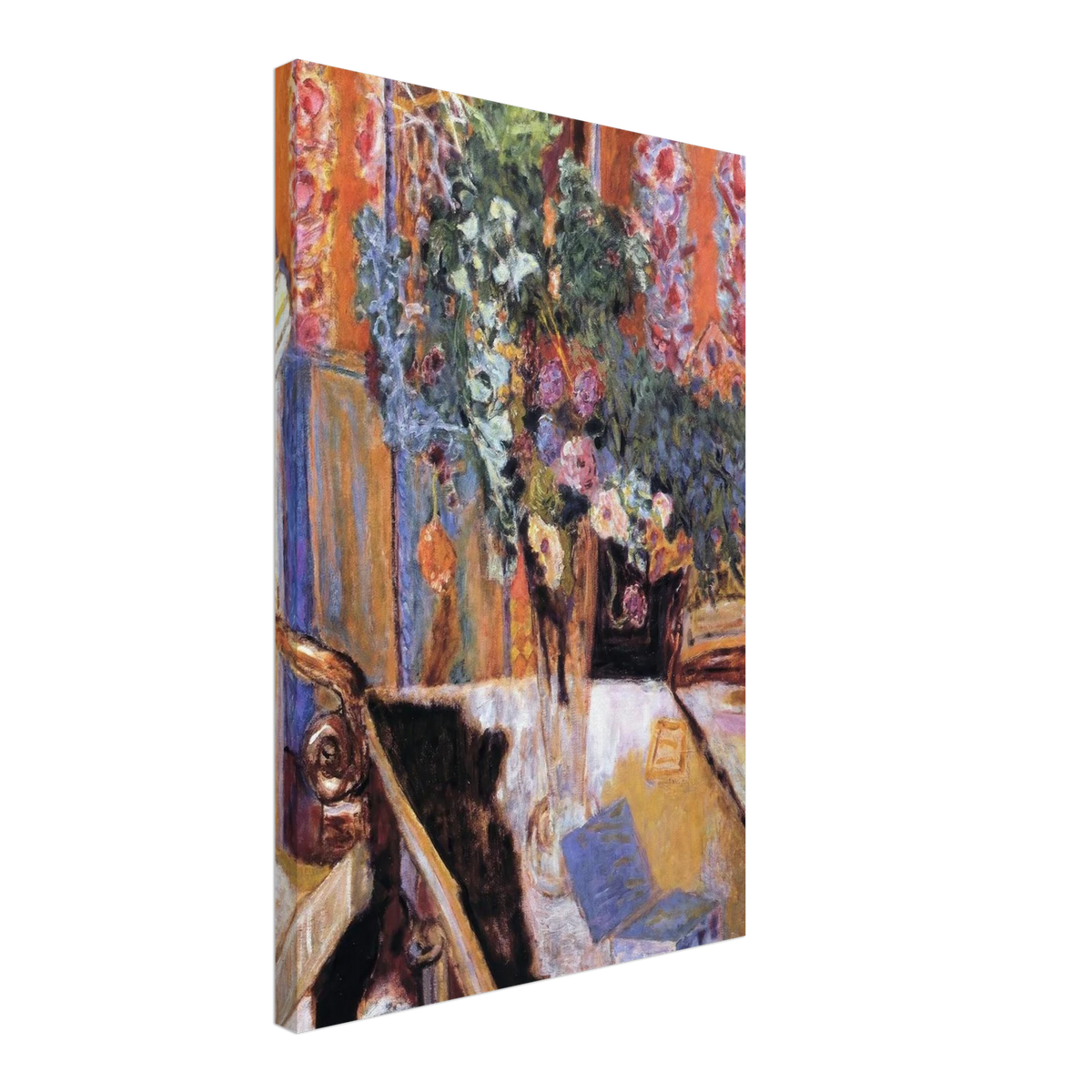 Interior with Flowers Canvas | Pierre Bonnard Canvas | Pierre Bonnard Shop