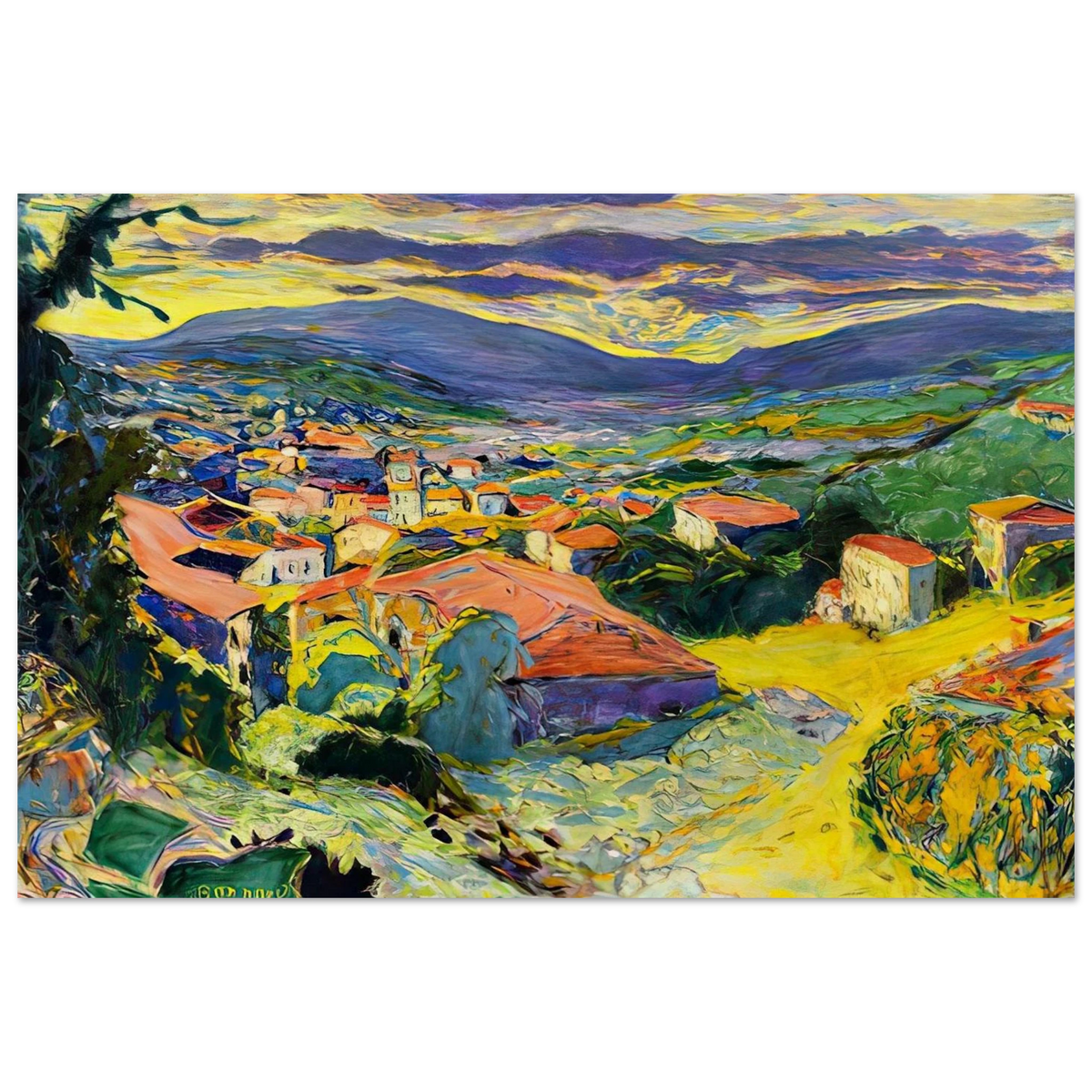 Landscape at Le Cannet Poster | Pierre Bonnard Poster | Pierre Bonnard Shop