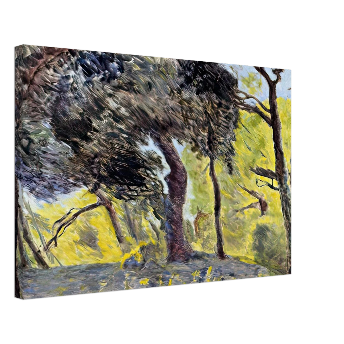 In the Woods (study) Canvas | Pierre Bonnard Canvas | Pierre Bonnard Shop