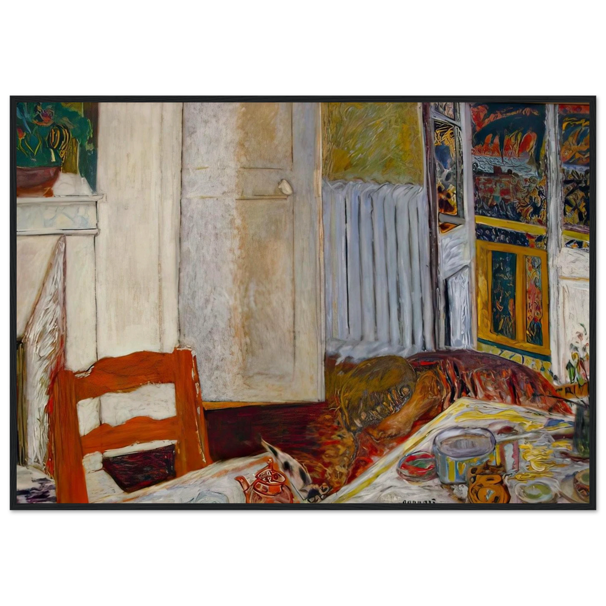 White Interior Framed Poster | Pierre Bonnard Framed Prints Wall Art | Pierre Bonnard Shop