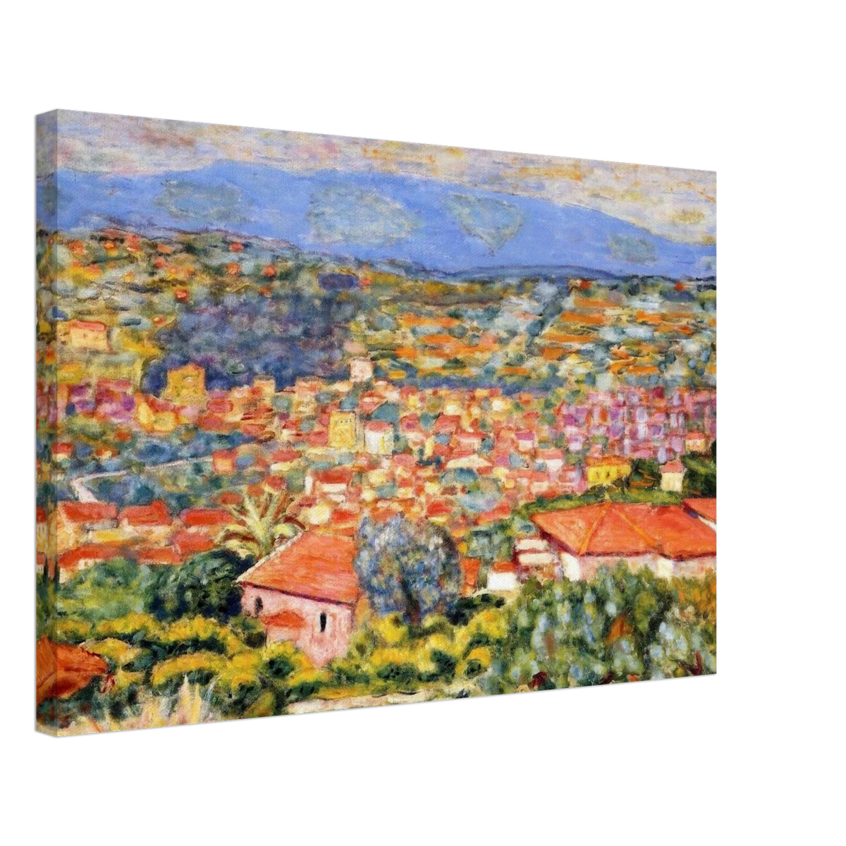 View of Le Cannet, Roofs Canvas | Pierre Bonnard Canvas | Pierre Bonnard Shop