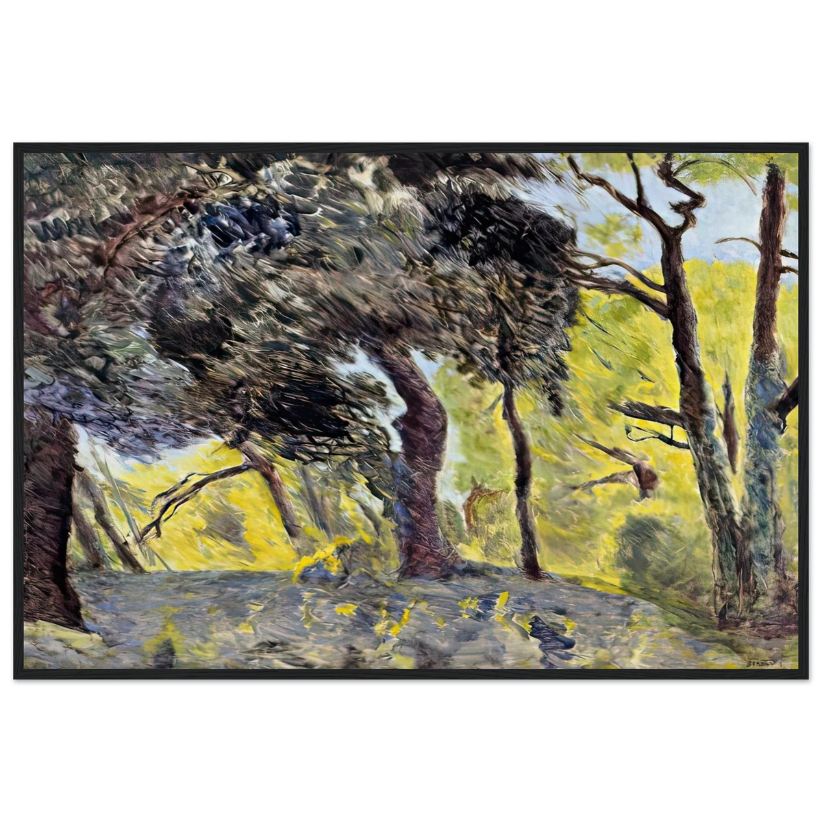 In the Woods (study) Framed Poster | Pierre Bonnard Framed Prints Wall Art | Pierre Bonnard Shop