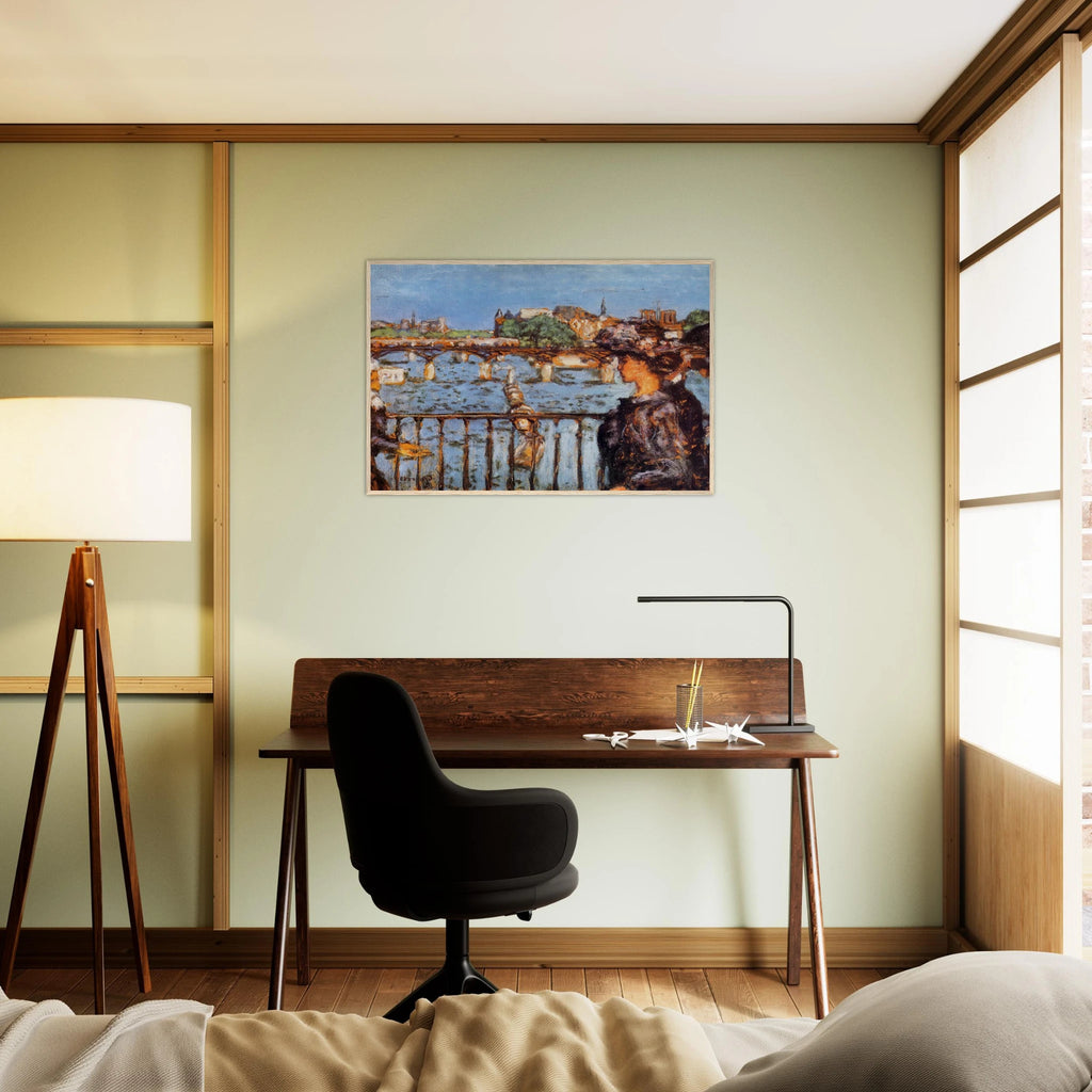The Pont des Arts Framed Poster | Pierre Bonnard Framed Prints Wall Art | Pierre Bonnard Shop