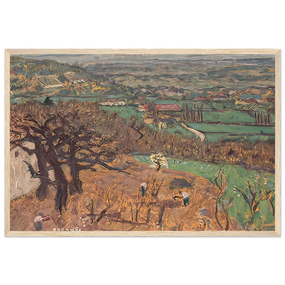 Dauphine Landscape Framed Poster | Pierre Bonnard Framed Prints Wall Art | Pierre Bonnard Shop