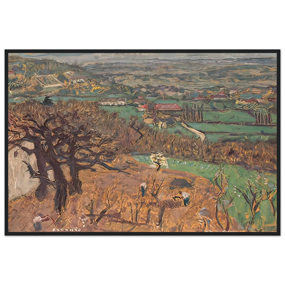 Dauphine Landscape Framed Poster | Pierre Bonnard Framed Prints Wall Art | Pierre Bonnard Shop