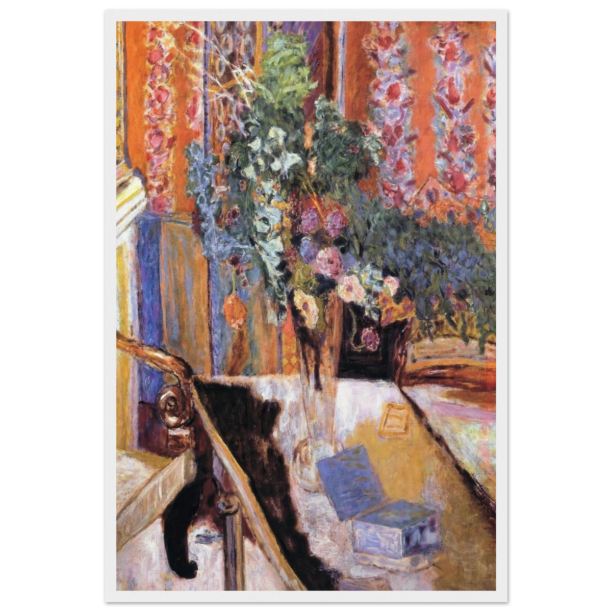 Interior with Flowers Framed Poster | Pierre Bonnard Framed Prints Wall Art | Pierre Bonnard Shop