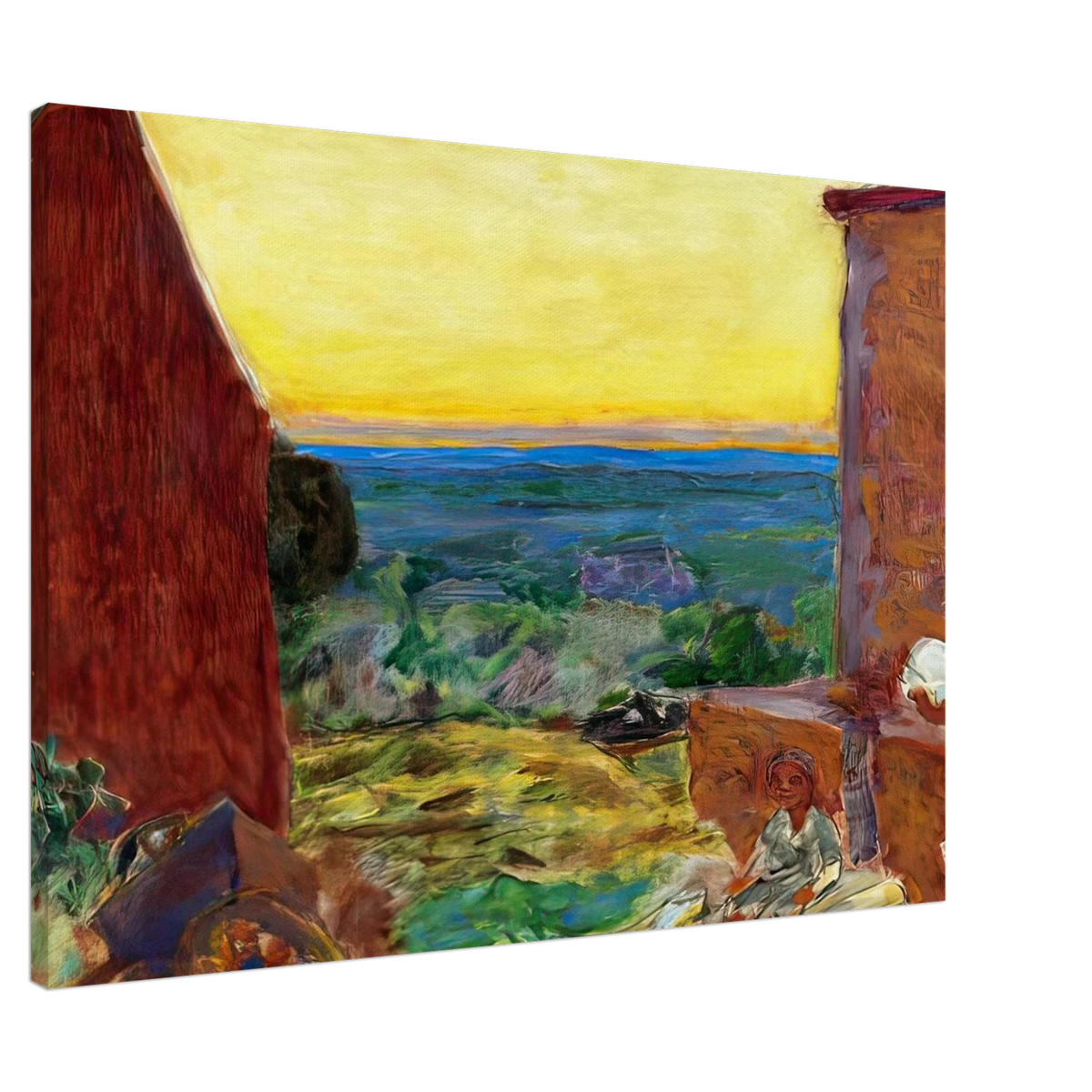 Landscape, Sunset Canvas | Pierre Bonnard Canvas | Pierre Bonnard Shop
