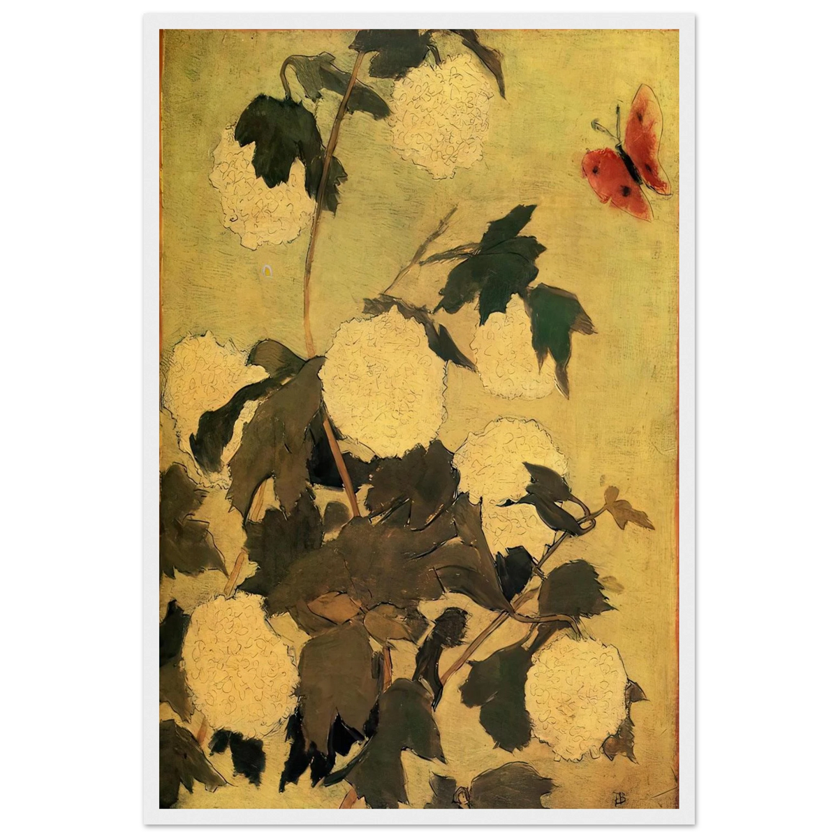 Snowballs Framed Poster | Pierre Bonnard Framed Prints Wall Art | Pierre Bonnard Shop