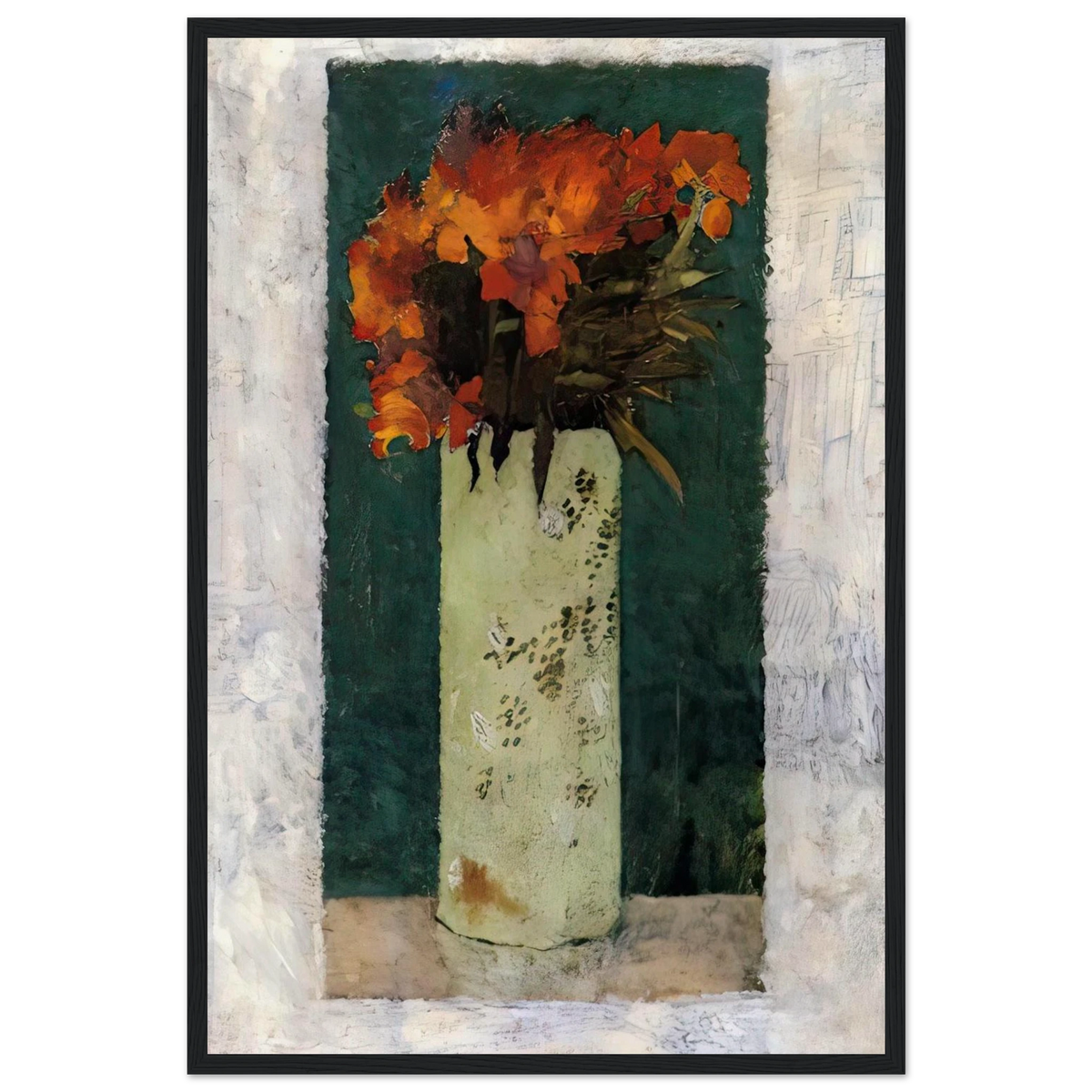 Pot of Flowers Framed Poster | Pierre Bonnard Framed Prints Wall Art | Pierre Bonnard Shop