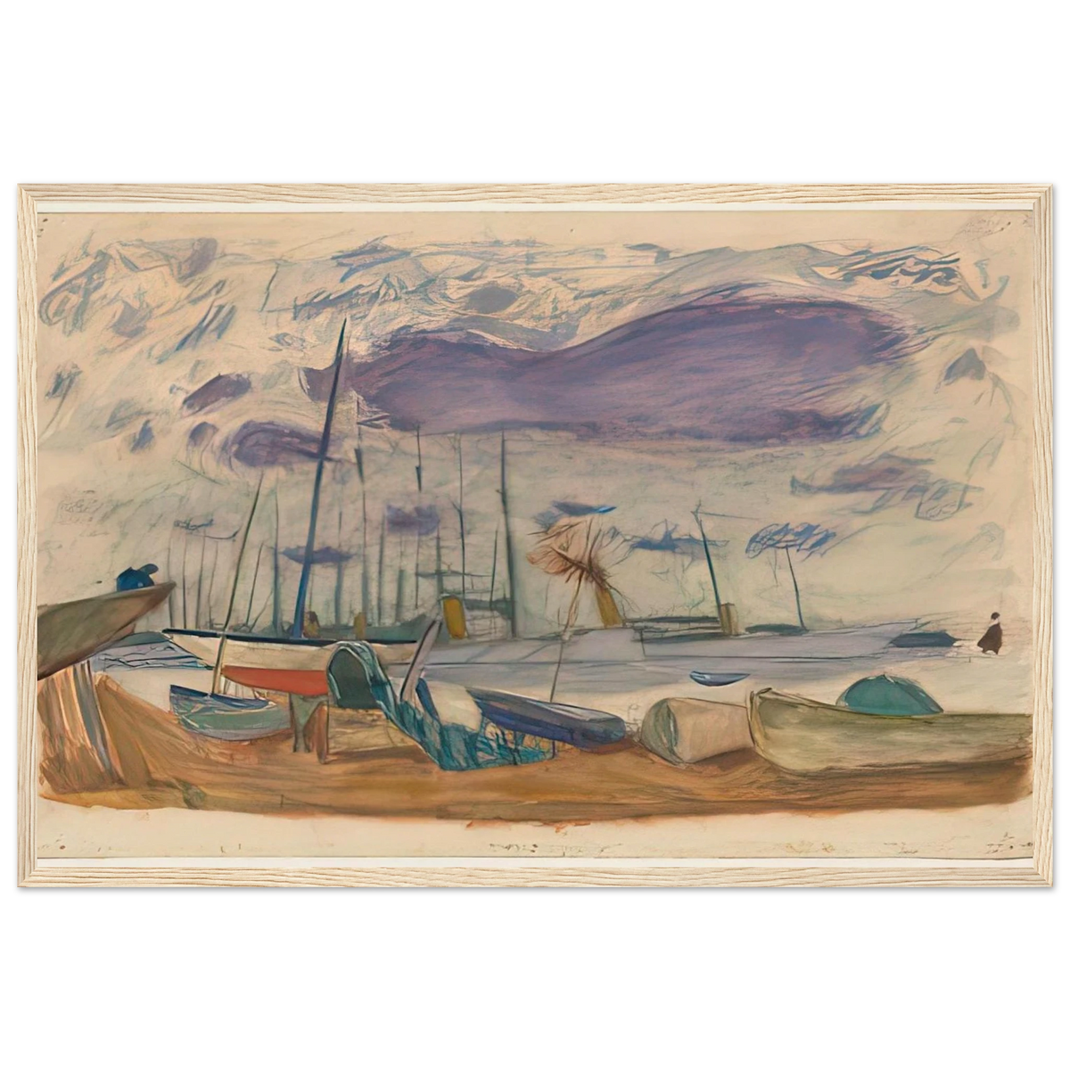 Le Port de Cannes Framed Poster | Pierre Bonnard Framed Prints Wall Art | Pierre Bonnard Shop