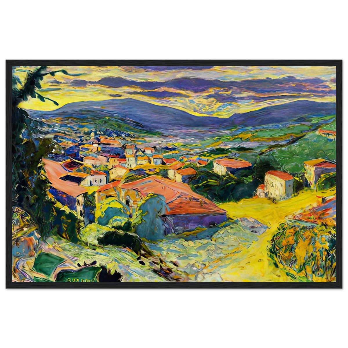 Landscape at Le Cannet Framed Poster | Pierre Bonnard Framed Prints Wall Art | Pierre Bonnard Shop