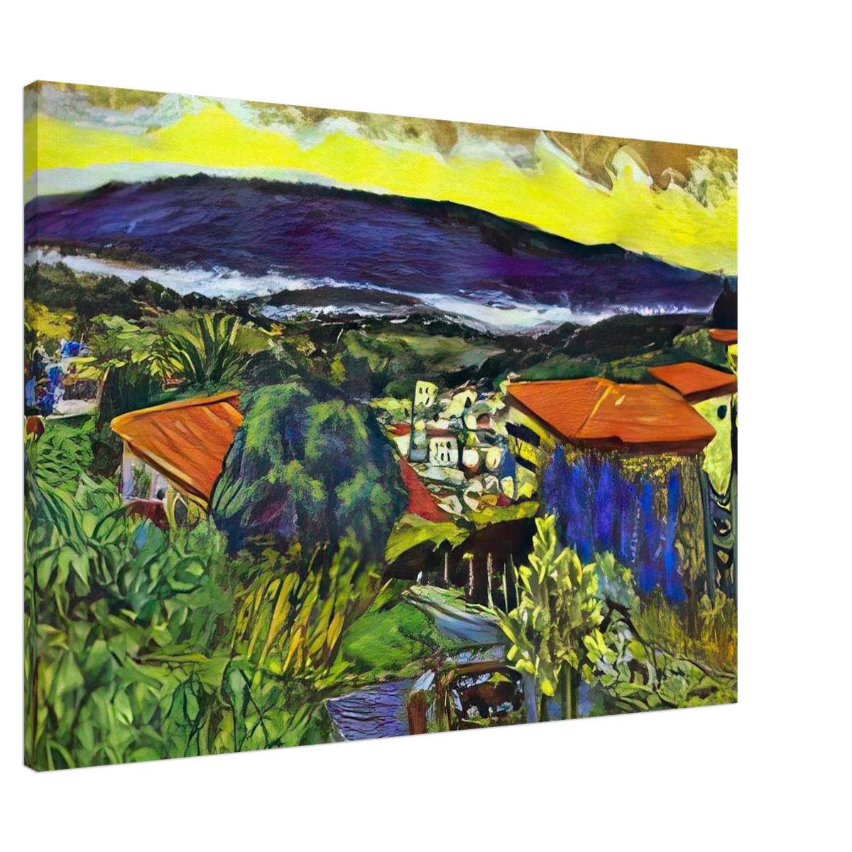 Red Roofs in Cannet Canvas | Pierre Bonnard Canvas | Pierre Bonnard Shop