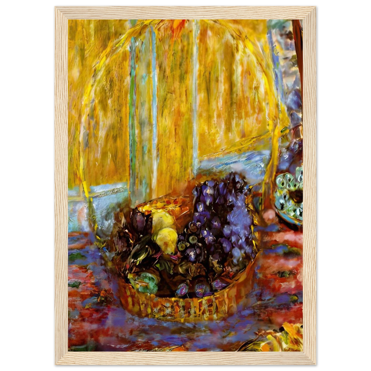 Fruit Basket Framed Poster | Pierre Bonnard Framed Prints Wall Art | Pierre Bonnard Shop