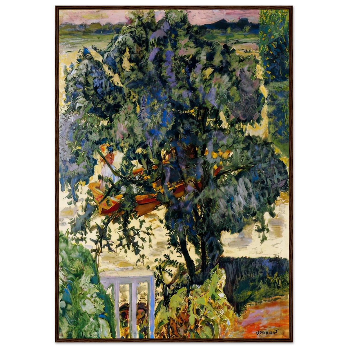 Tree by the River Framed Poster | Pierre Bonnard Framed Prints Wall Art | Pierre Bonnard Shop