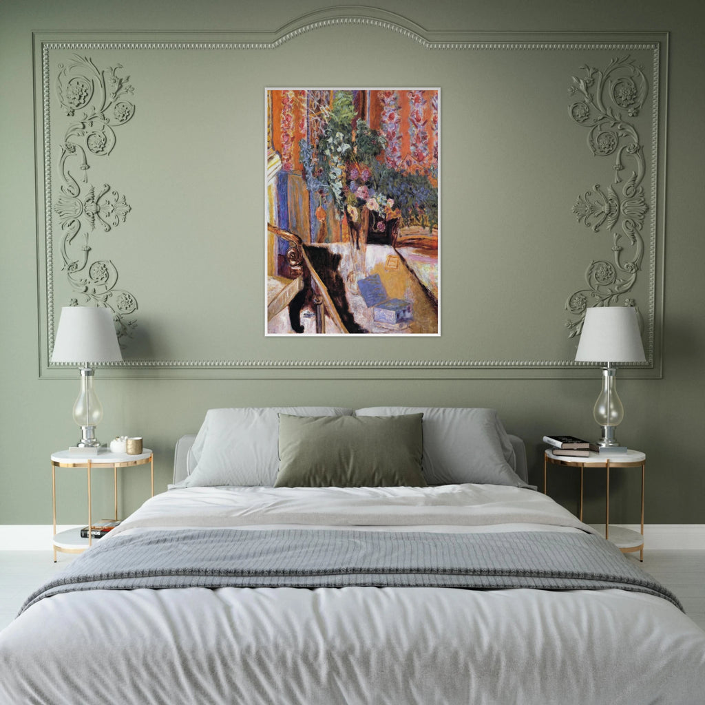 Interior with Flowers Framed Poster | Pierre Bonnard Framed Prints Wall Art | Pierre Bonnard Shop