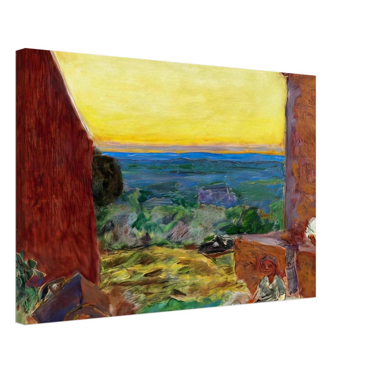 Landscape, Sunset Canvas | Pierre Bonnard Canvas | Pierre Bonnard Shop