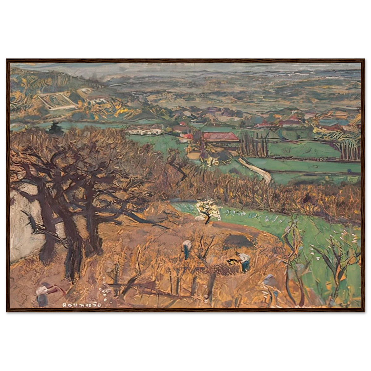 Dauphine Landscape Framed Poster | Pierre Bonnard Framed Prints Wall Art | Pierre Bonnard Shop