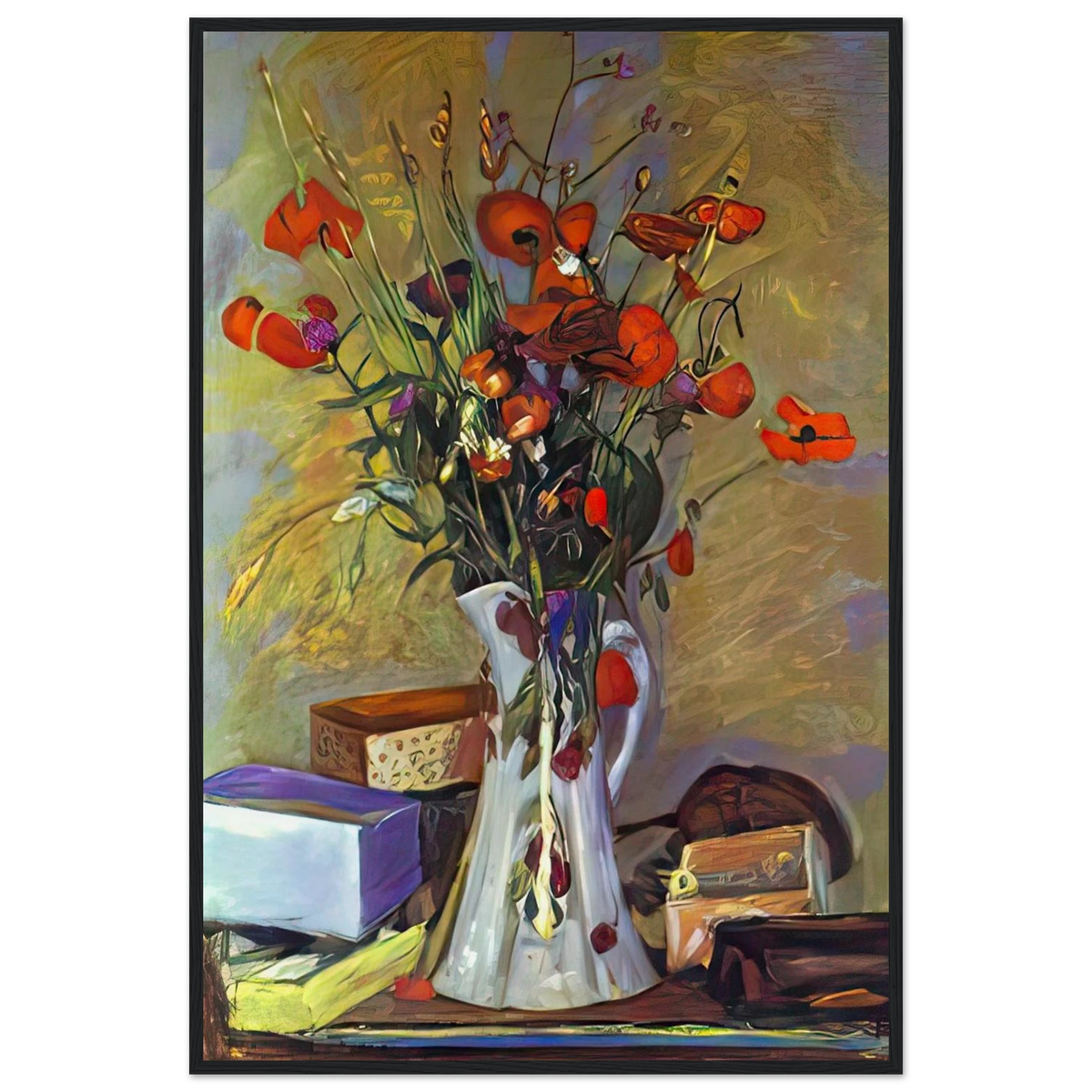 Poppies Framed Poster | Pierre Bonnard Framed Prints Wall Art | Pierre Bonnard Shop