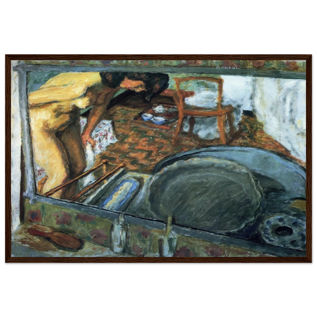 Tub in a Mirror Framed Poster | Pierre Bonnard Framed Prints Wall Art | Pierre Bonnard Shop