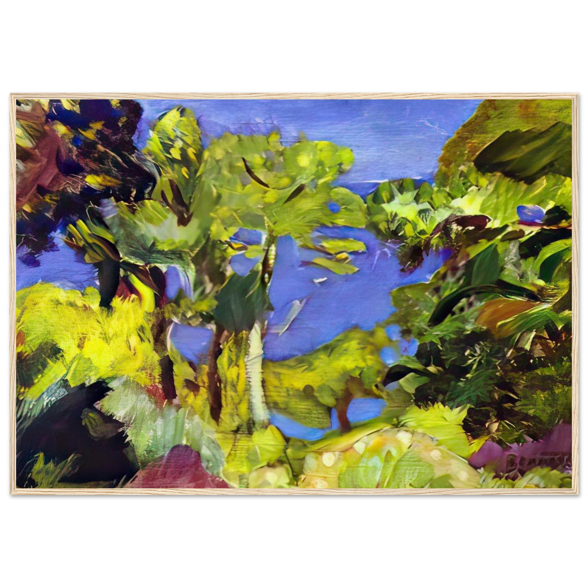 Landscape of Cote d Azur Framed Poster | Pierre Bonnard Framed Prints Wall Art | Pierre Bonnard Shop