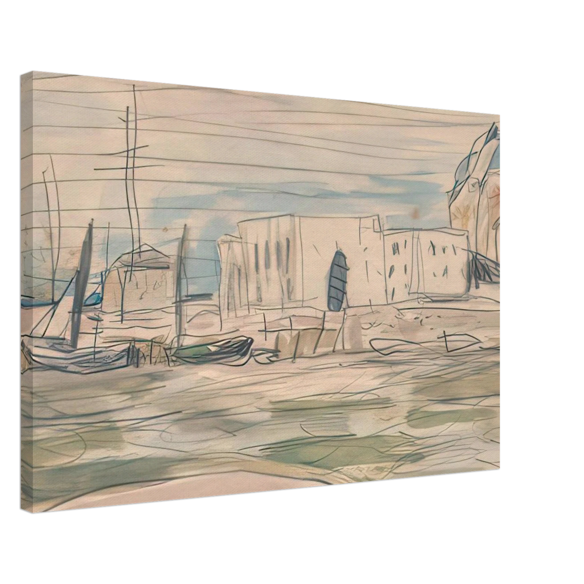 The Docks at Deauville Canvas | Pierre Bonnard Canvas | Pierre Bonnard Shop
