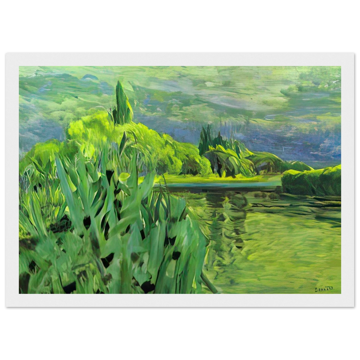 The Seine Framed Poster | Pierre Bonnard Framed Prints Wall Art | Pierre Bonnard Shop