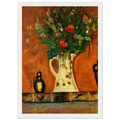 Flowers on a Mantlepiece Framed Poster | Pierre Bonnard Framed Prints Wall Art | Pierre Bonnard Shop
