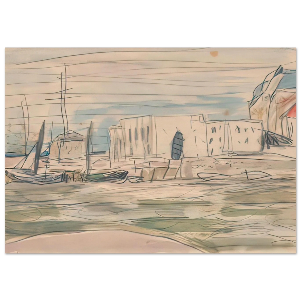 The Docks at Deauville Poster | Pierre Bonnard Poster | Pierre Bonnard Shop