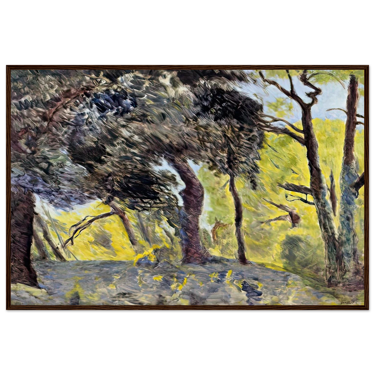 In the Woods (study) Framed Poster | Pierre Bonnard Framed Prints Wall Art | Pierre Bonnard Shop