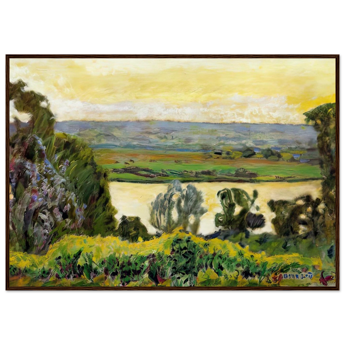 Landscape at Vernon Framed Poster | Pierre Bonnard Framed Prints Wall Art | Pierre Bonnard Shop
