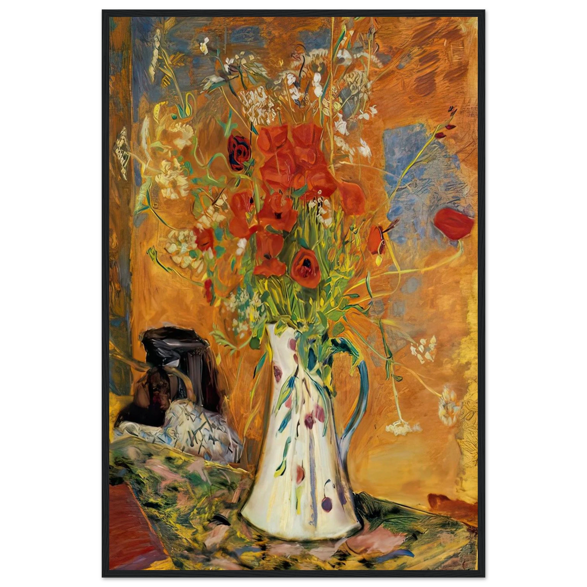Poppies Framed Poster | Pierre Bonnard Framed Prints Wall Art | Pierre Bonnard Shop