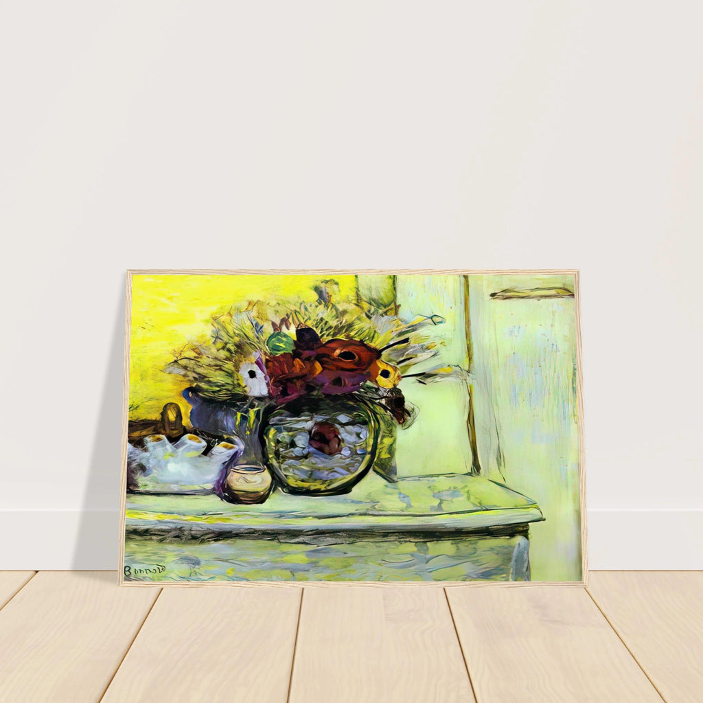Vase with Anemonies and Empty Vase Framed Poster | Pierre Bonnard Framed Prints Wall Art | Pierre Bonnard Shop