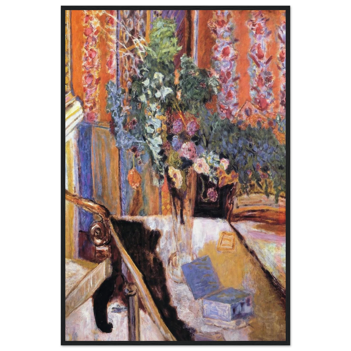 Interior with Flowers Framed Poster | Pierre Bonnard Framed Prints Wall Art | Pierre Bonnard Shop