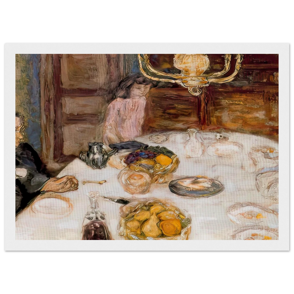 Lunch at Le Grand Lamps Framed Poster | Pierre Bonnard Framed Prints Wall Art | Pierre Bonnard Shop
