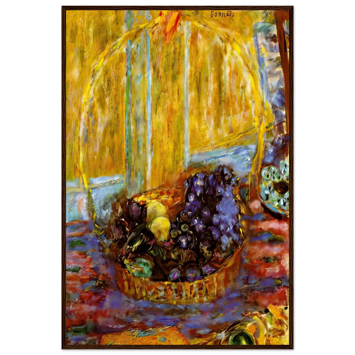 Fruit Basket Framed Poster | Pierre Bonnard Framed Prints Wall Art | Pierre Bonnard Shop
