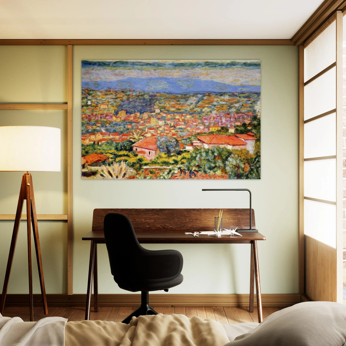 View of Le Cannet, Roofs Poster | Pierre Bonnard Poster | Pierre Bonnard Shop