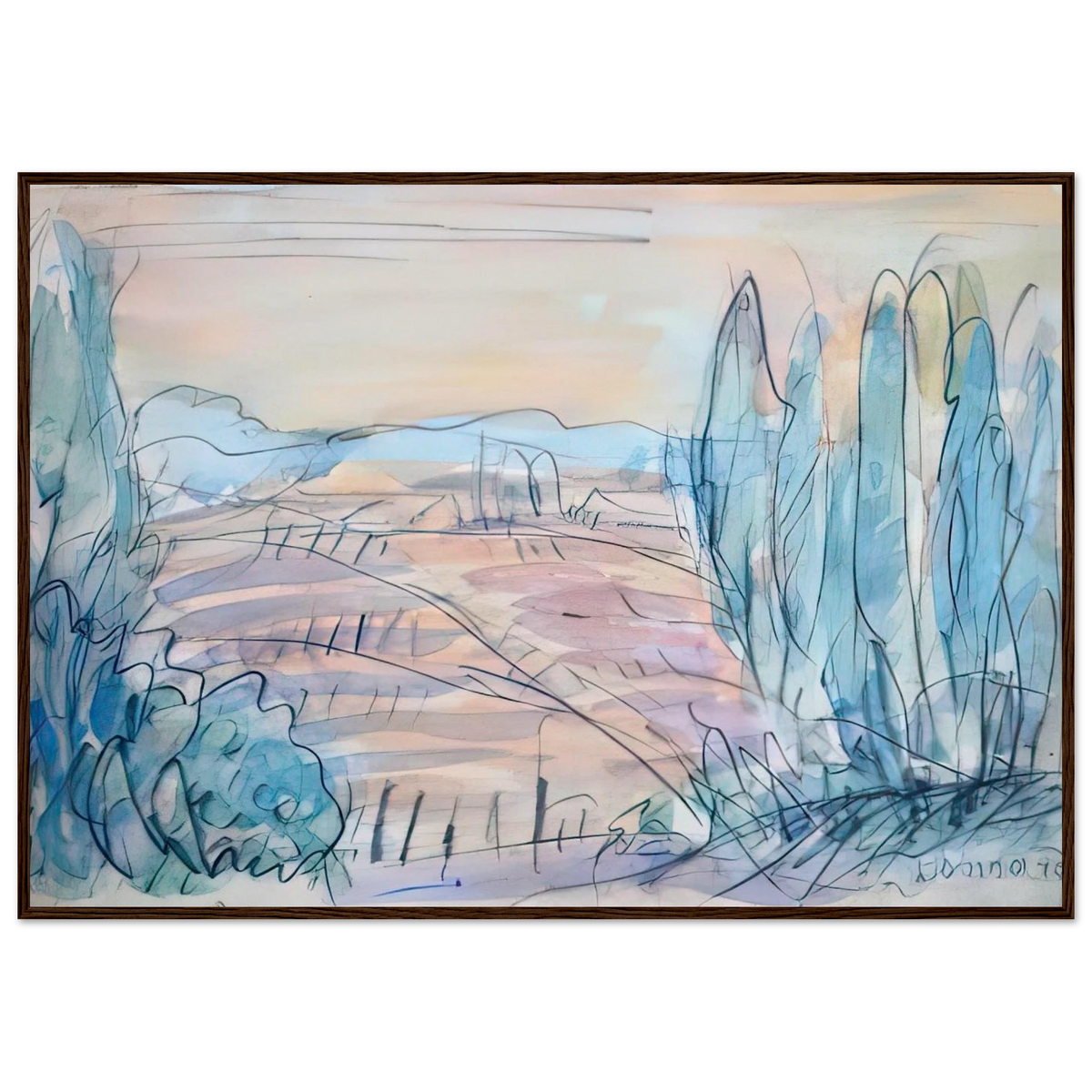 Côte d'Azur Framed Poster | Pierre Bonnard Framed Prints Wall Art | Pierre Bonnard Shop