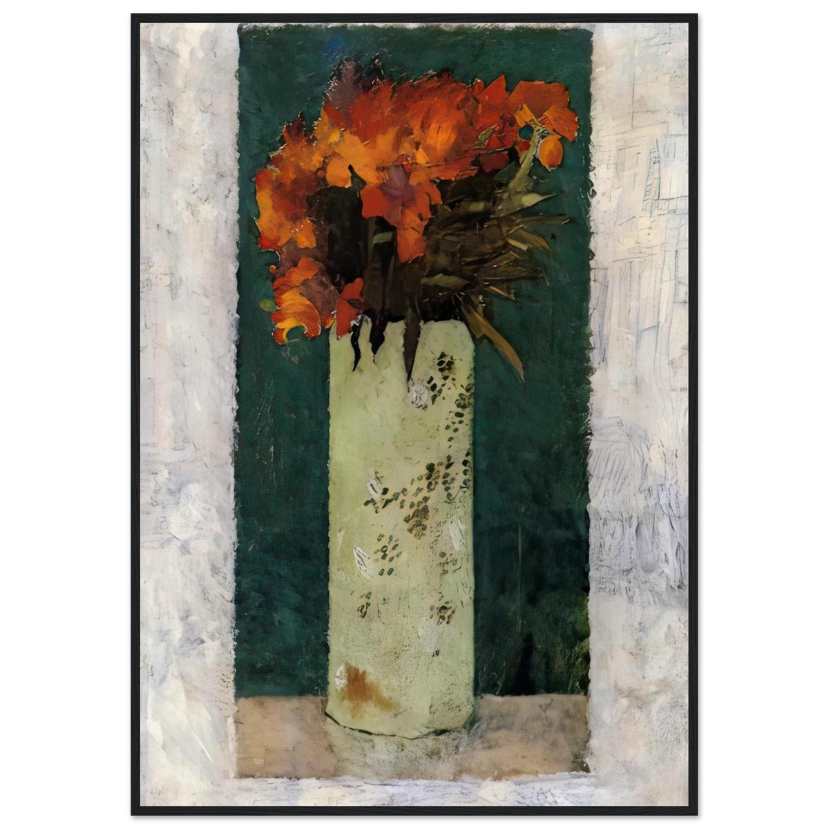 Pot of Flowers Framed Poster | Pierre Bonnard Framed Prints Wall Art | Pierre Bonnard Shop