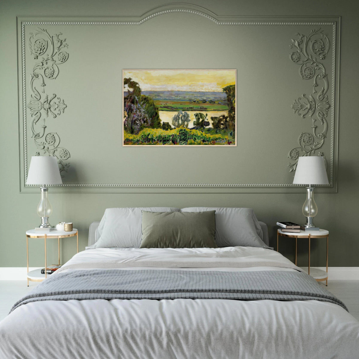 Landscape at Vernon Framed Poster | Pierre Bonnard Framed Prints Wall Art | Pierre Bonnard Shop