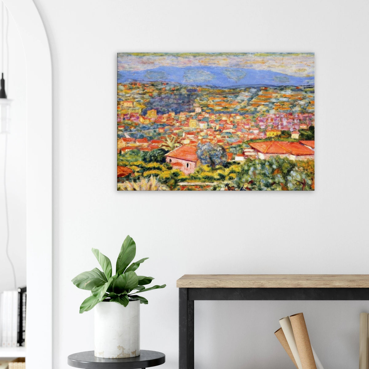 View of Le Cannet, Roofs Canvas | Pierre Bonnard Canvas | Pierre Bonnard Shop
