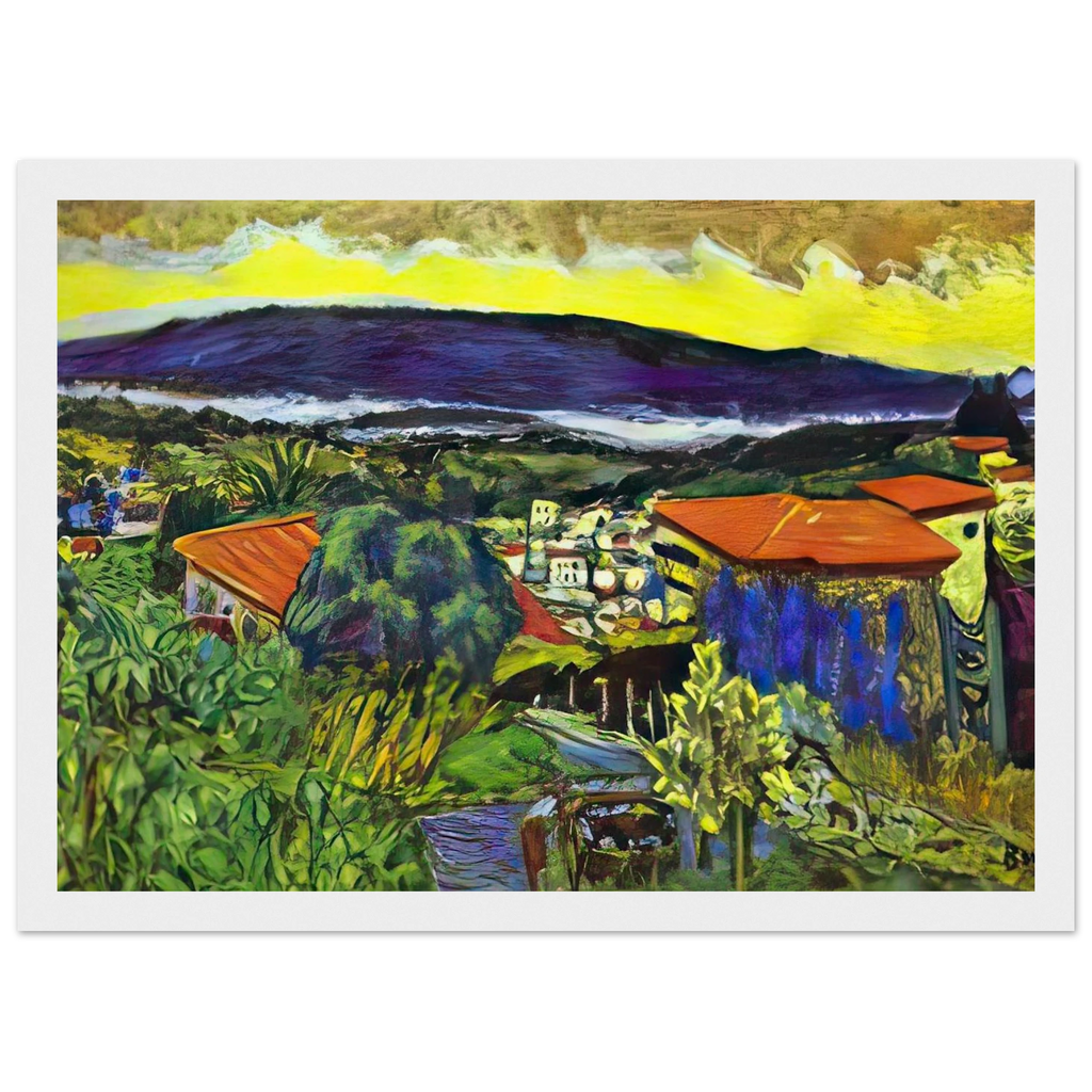 Red Roofs in Cannet Framed Poster | Pierre Bonnard Framed Prints Wall Art | Pierre Bonnard Shop