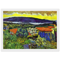 Red Roofs in Cannet Framed Poster | Pierre Bonnard Framed Prints Wall Art | Pierre Bonnard Shop